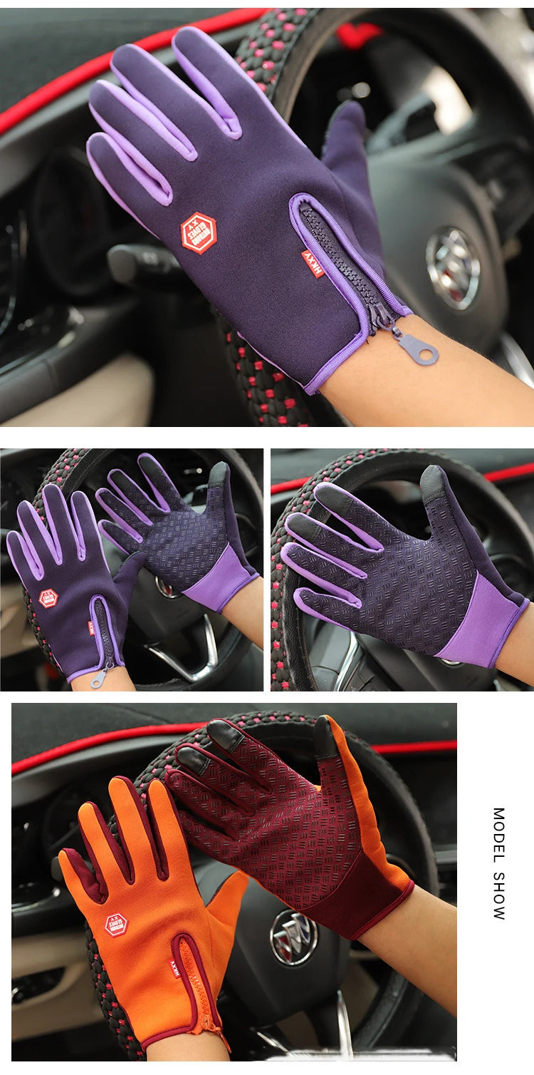 Touchscreen Waterproof Thermal Non-Slip Gloves