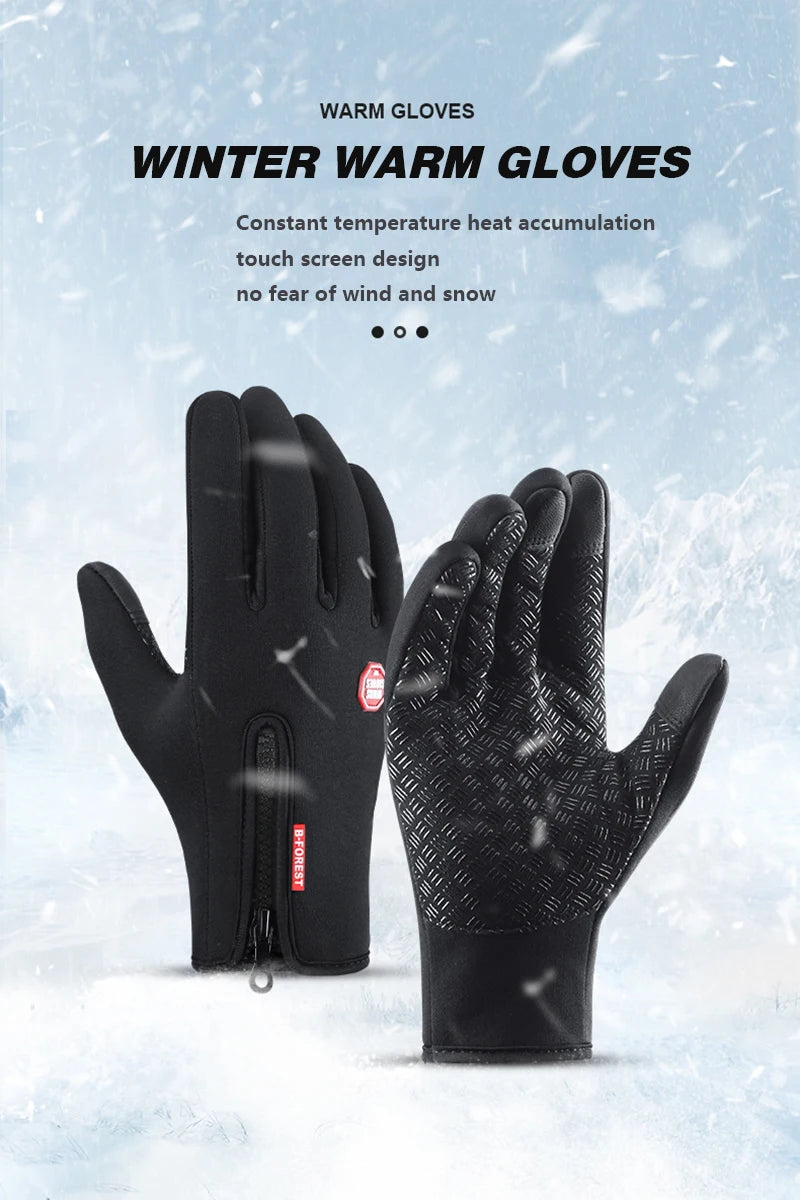 Non-slip Touchscreen Winter Gloves for Men Women