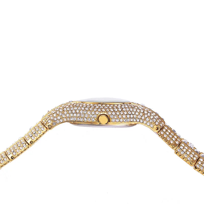 MISSFOX Mix Baguette Diamond Women Watches