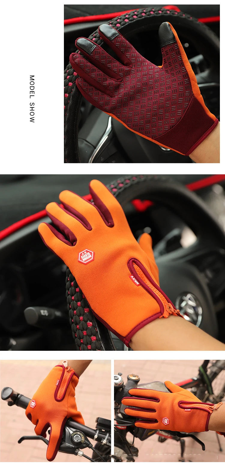 Touchscreen Waterproof Thermal Non-Slip Gloves