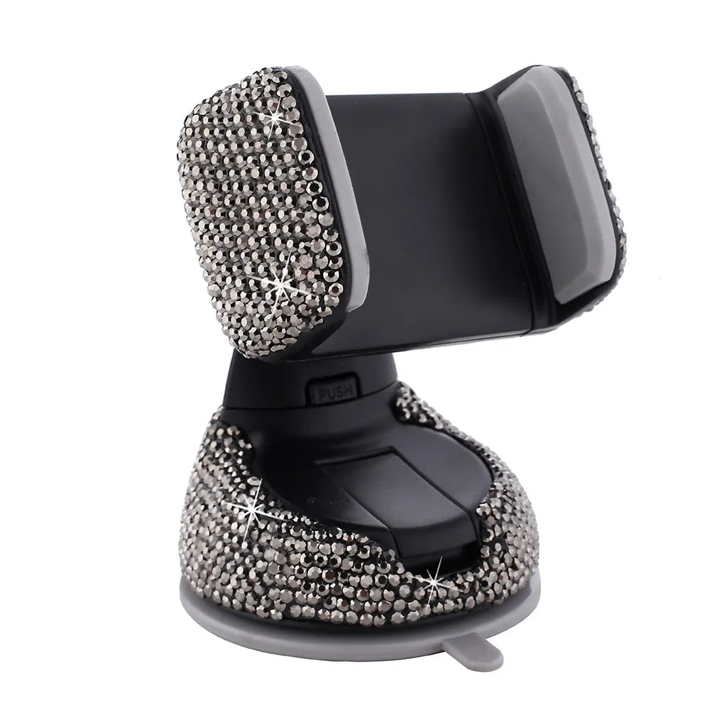 Bling Diamond Bracket Stand Holder Car Suction Cup