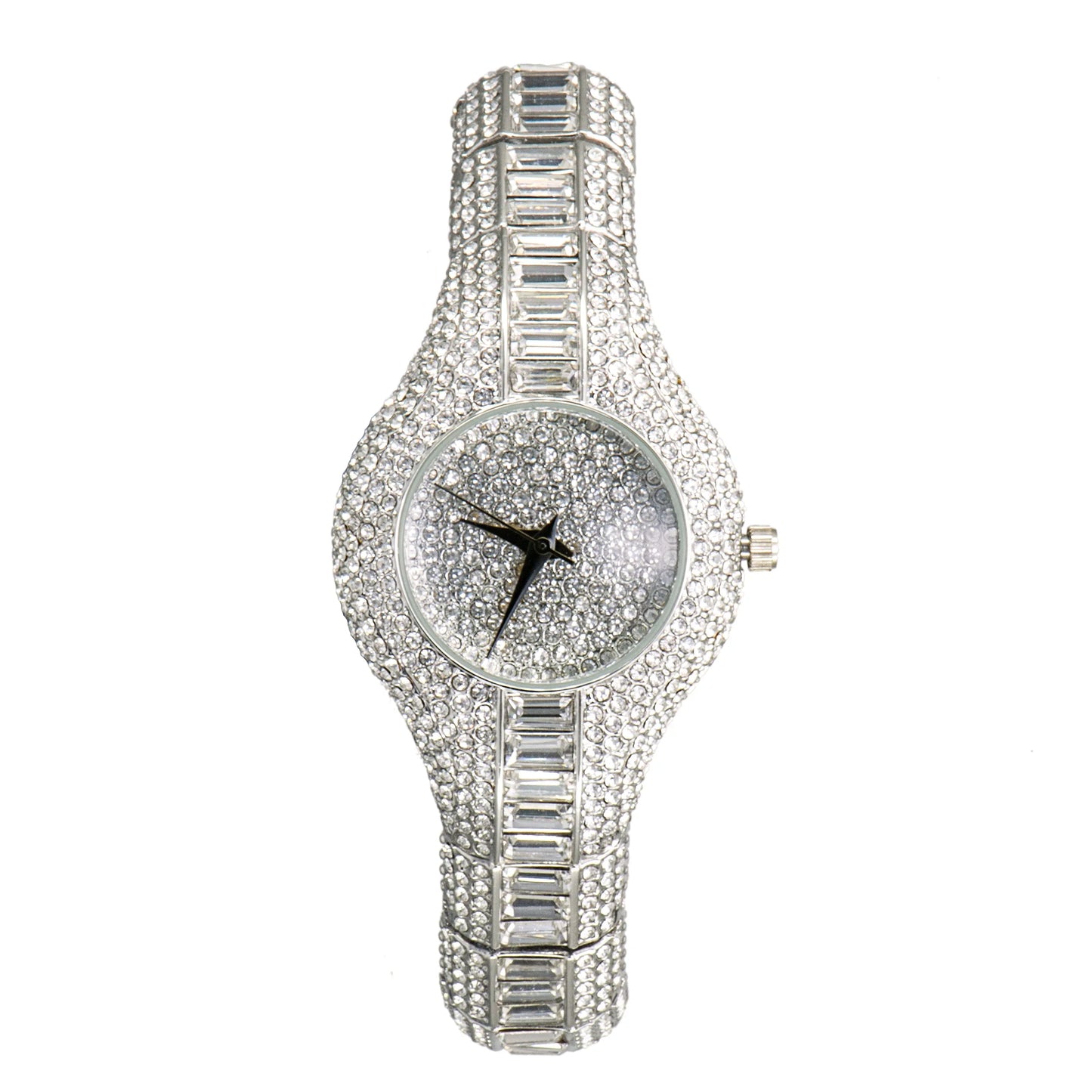 MISSFOX Mix Baguette Diamond Women Watches