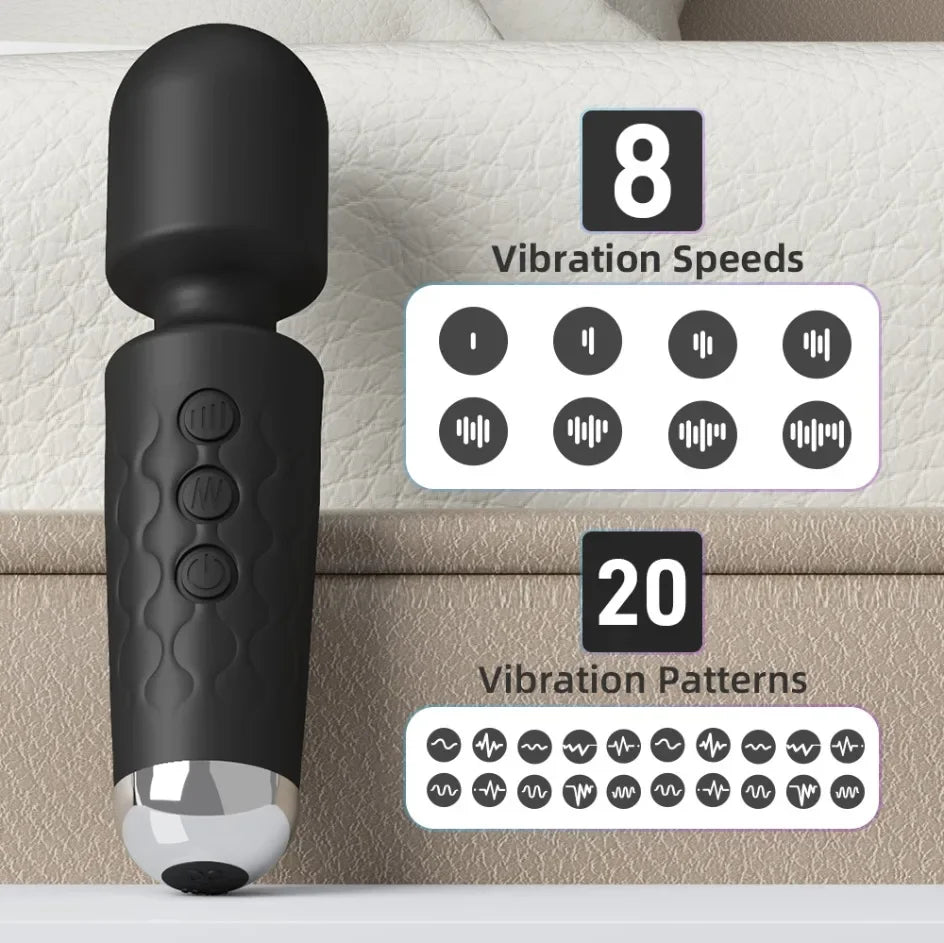 20 Speeds Powerful AV Vibrator for Women