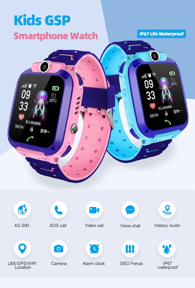 Q12 Kids Smart 2G Call Phone Watch