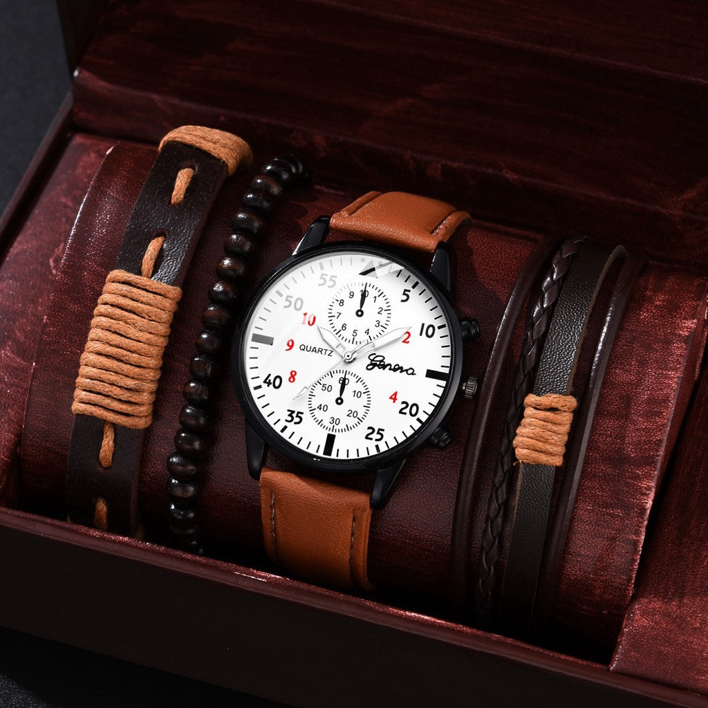 Kegllect  Men Watch Set with Bracelet