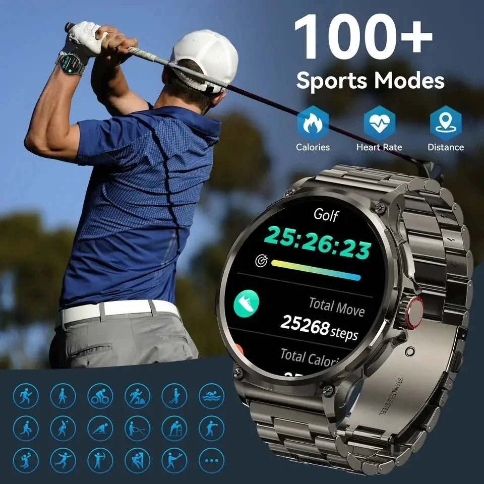 New 1.85-inch Ultra HD Smart Watch GPS Tracker Sports Fitness smartwatch