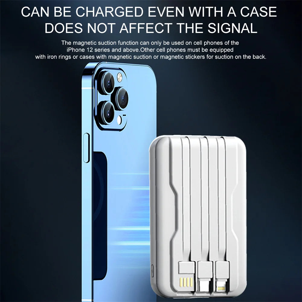 Magnetic Power Bank Portable Charger 10000mAh 15W