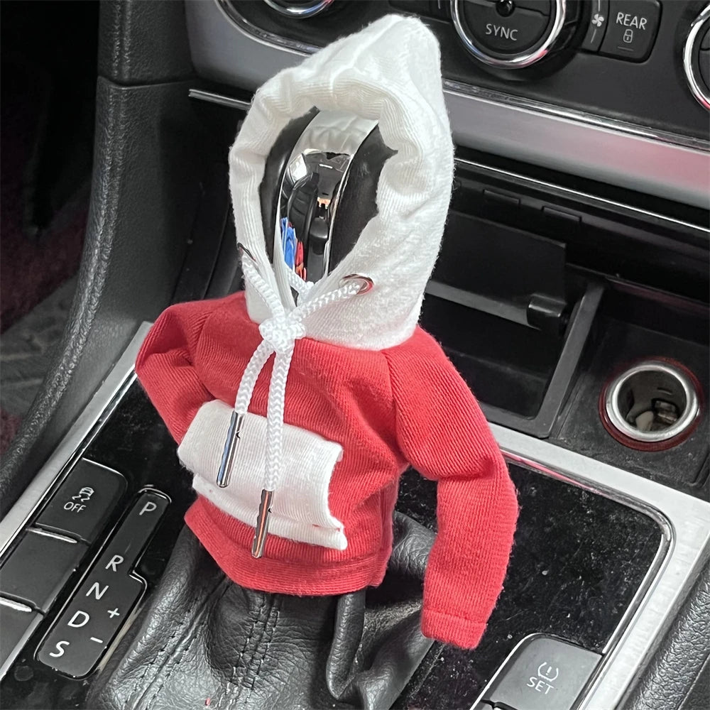 Hoodie Car Gear Shift Knob Cover