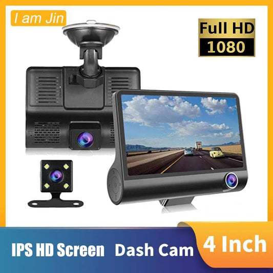 4 inch Black Box Car DVR Dashcam