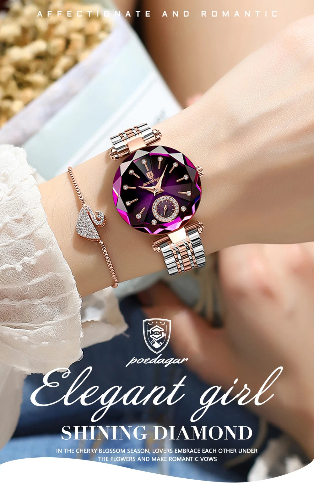 POEDAGAR Luxury Woman Wristwatch