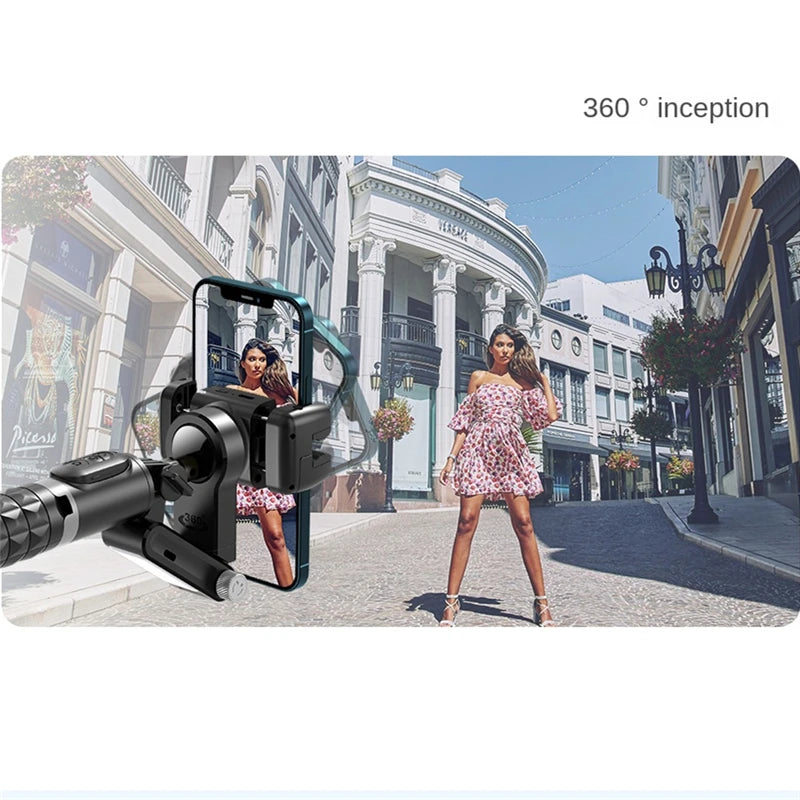 New Bluetooth Wireless Gimbal Stabilizer Selfie Stick