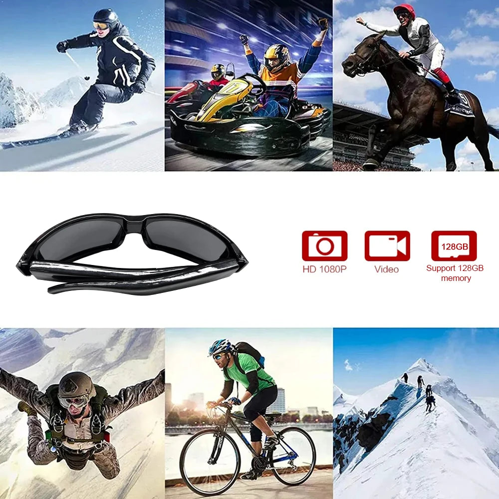 Wearable HD 1080P Mini Glasses Camera