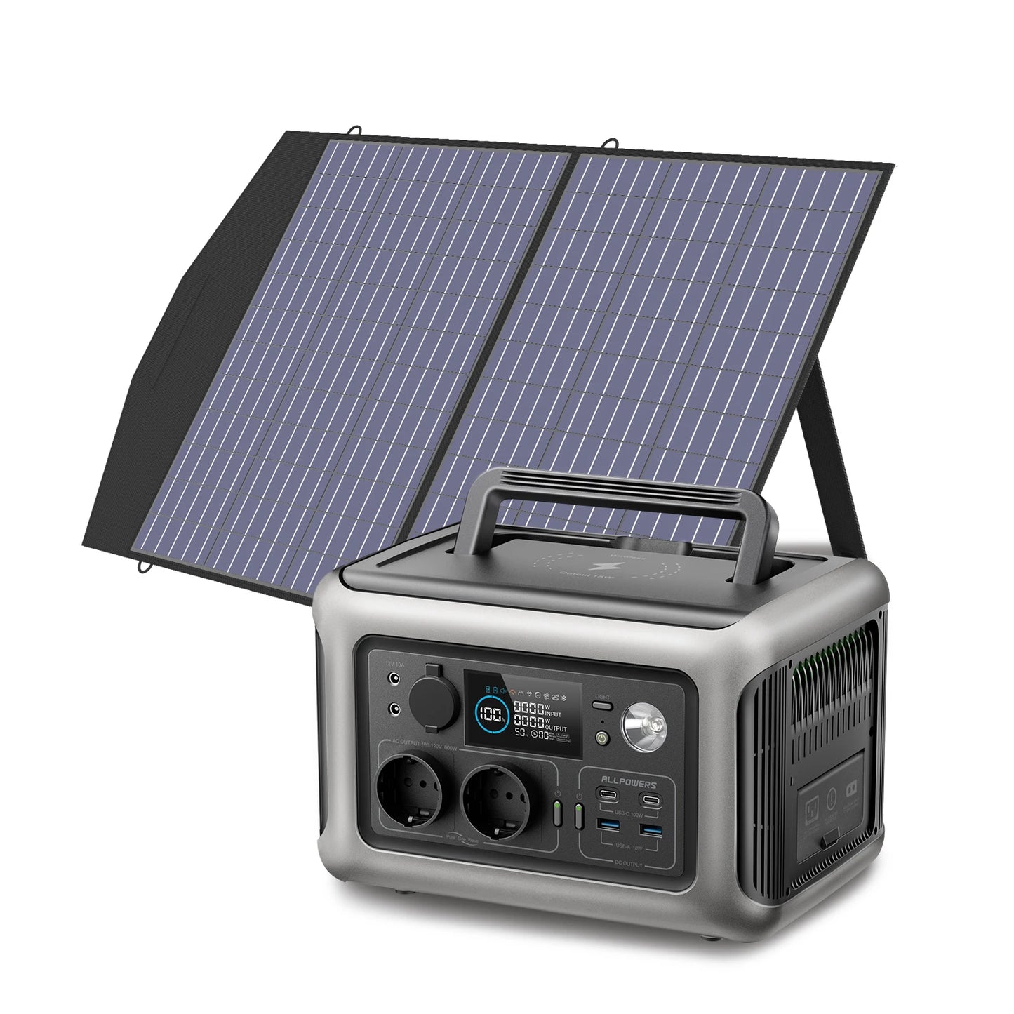 ALLPOWERS R600 Portable Powerstation with Solarpanel (Optional)