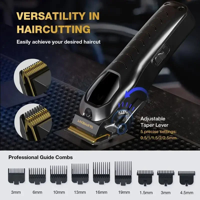 SUPRENT PRO The Black Scorpion- Professional Hair Clippers