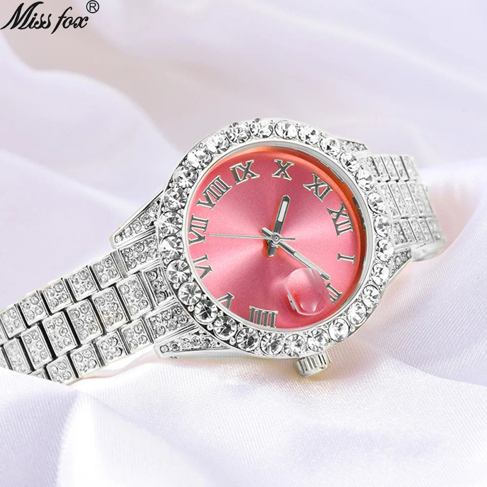 MISSFOX Pink Women Watches