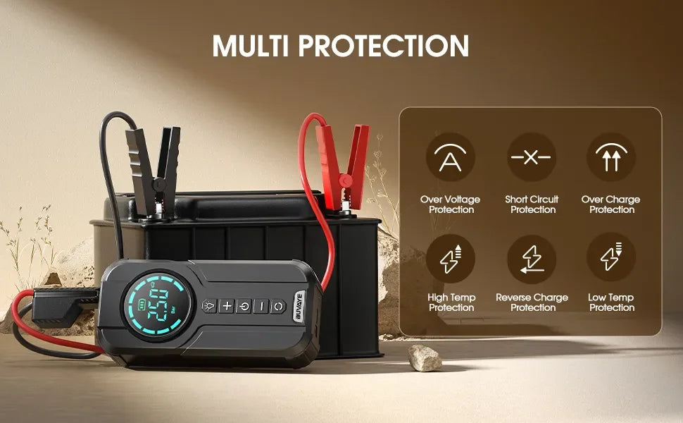 BUVAYE Car Multi-function Air Compressor