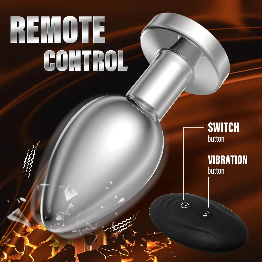 Remote Control Anal Plug Vibrator