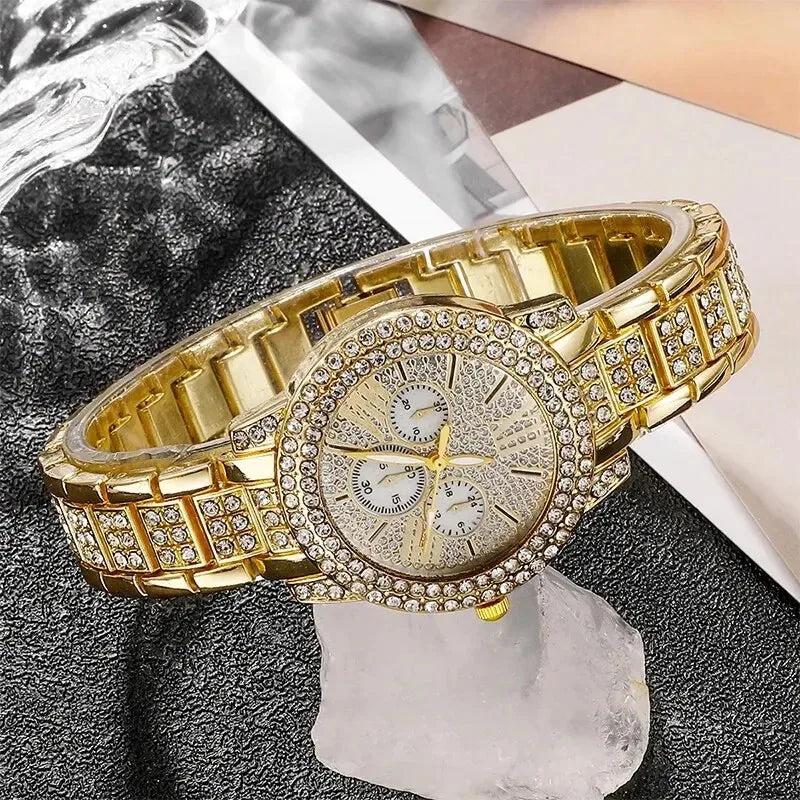 Casual Ladies Watches Jewelry Set