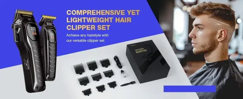 SUPRENT PRO The Black Scorpion- Professional Hair Clippers