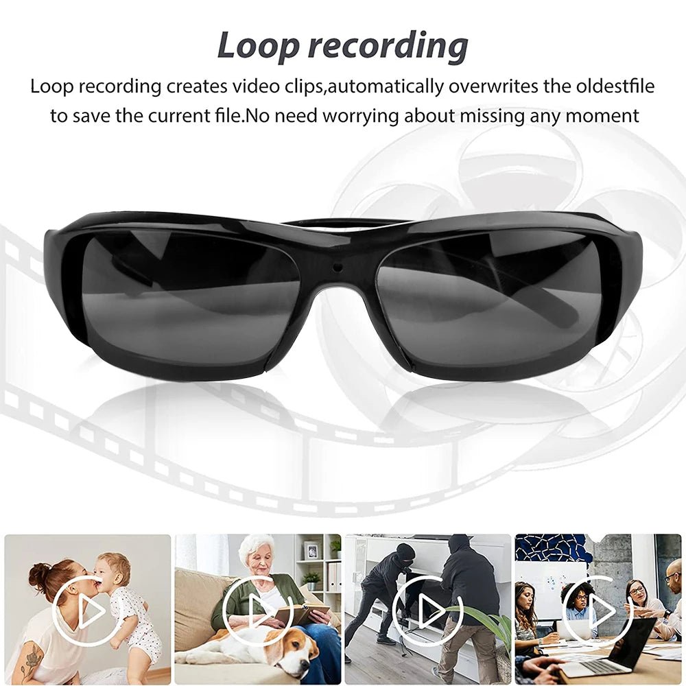 Wearable HD 1080P Mini Glasses Camera