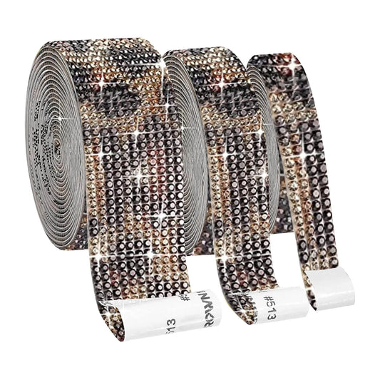 Self Adhesive Diamond Shine Ribbon Tape Car Phone Decor