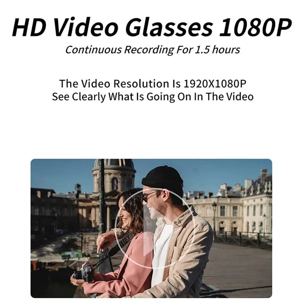 Wearable HD 1080P Mini Glasses Camera