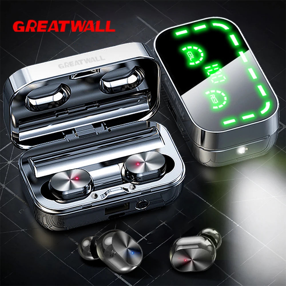 HiFi HD Stereo Earbuds With LED flashlight