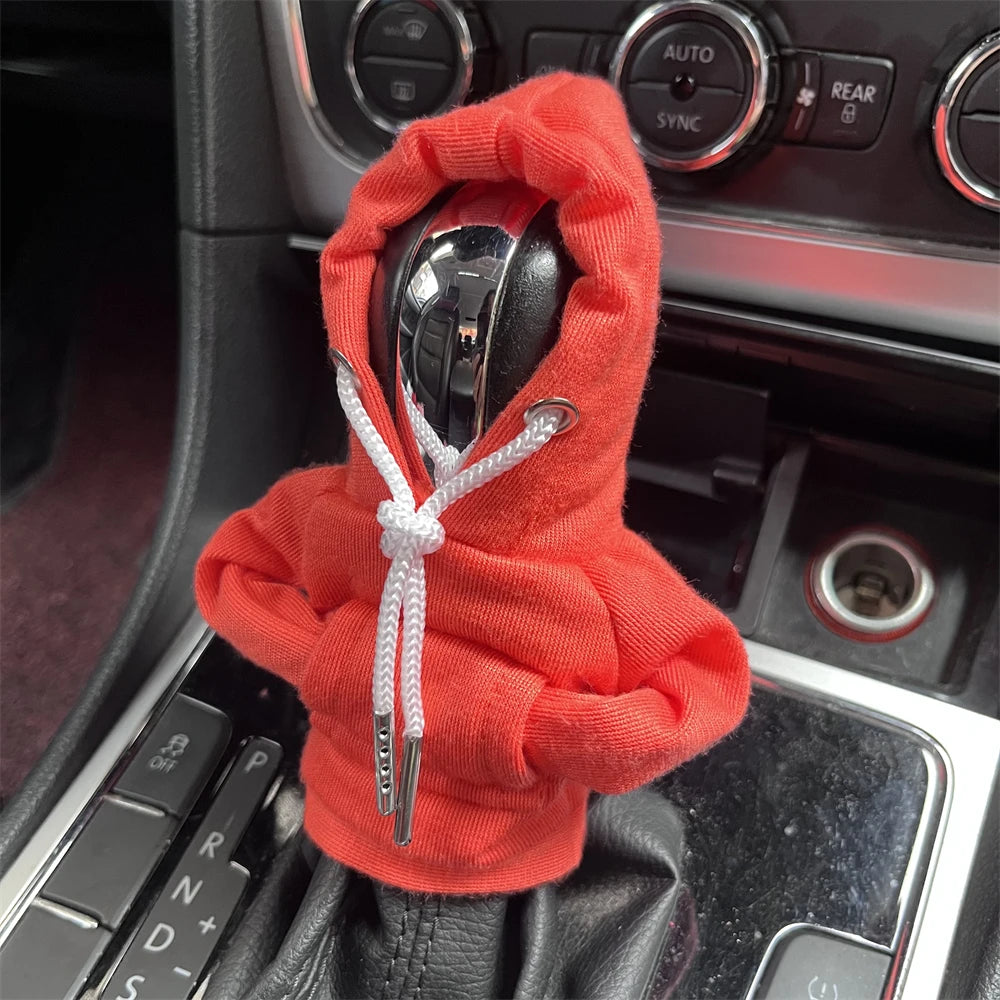 Hoodie Car Gear Shift Knob Cover