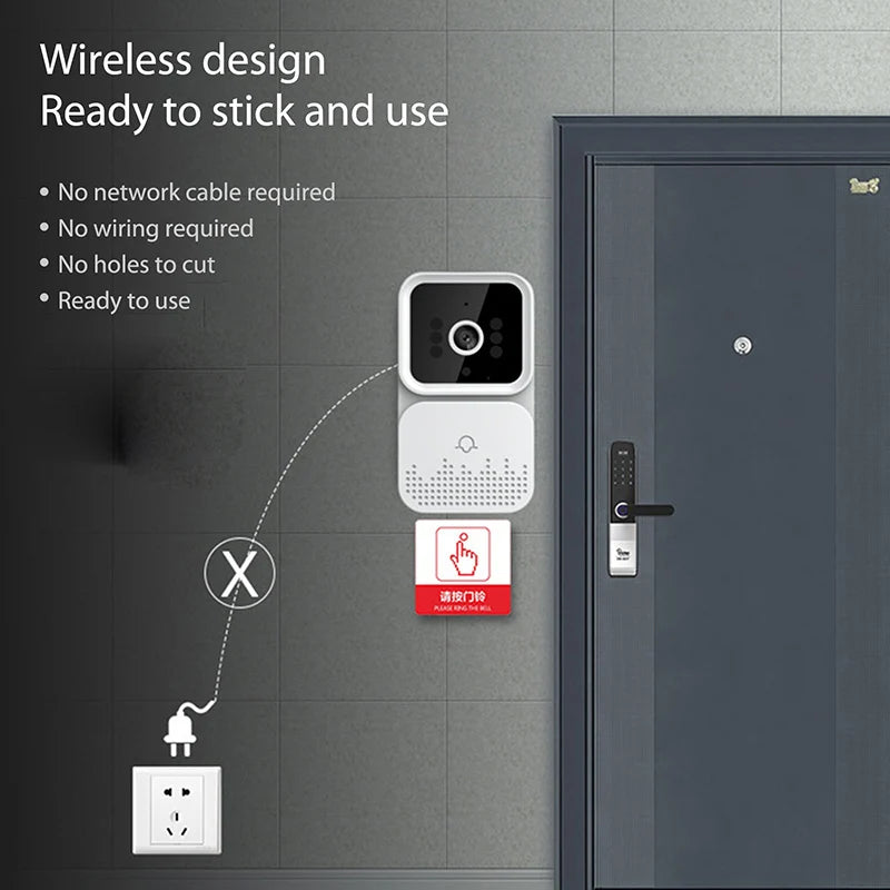 WiFi Outdoor HD Camera Security Door Bell