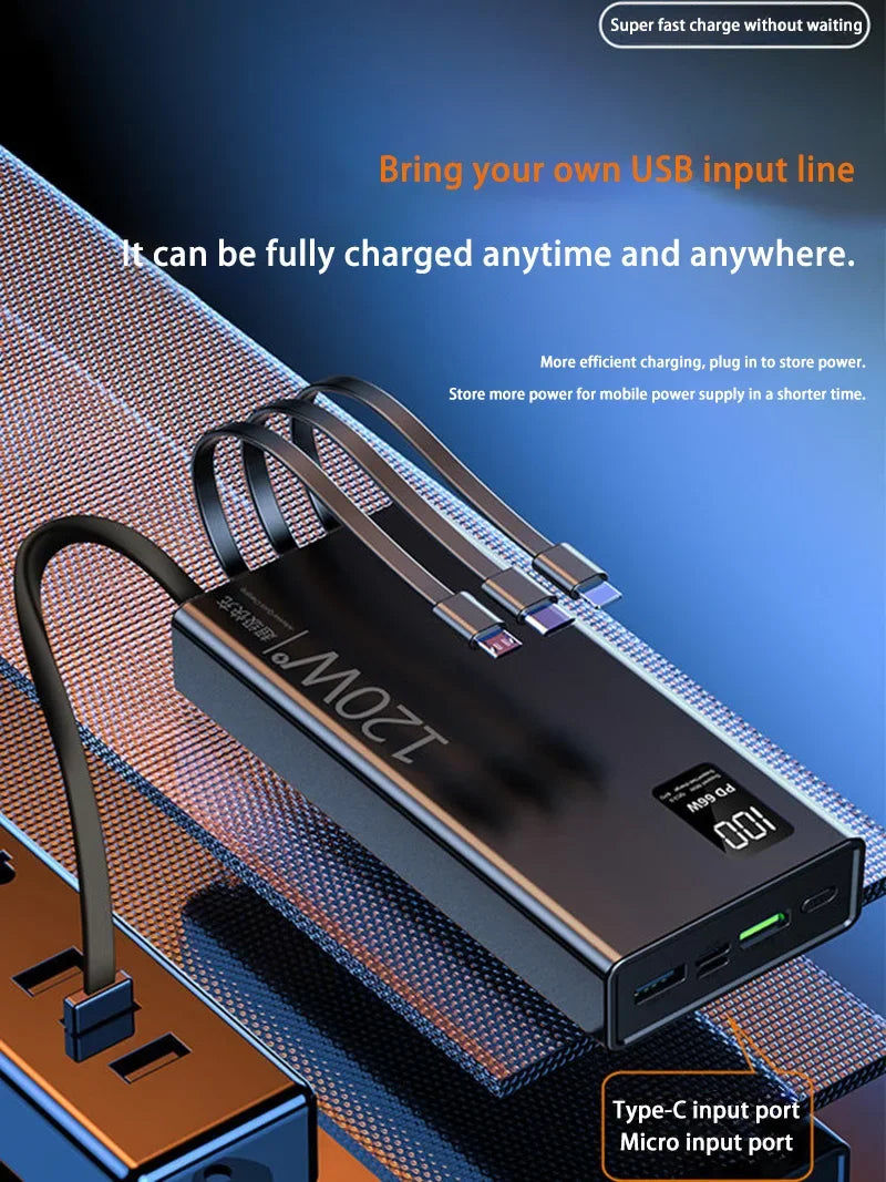 Lenovo 50000mAh High Capacity Power Bank 4 in 1