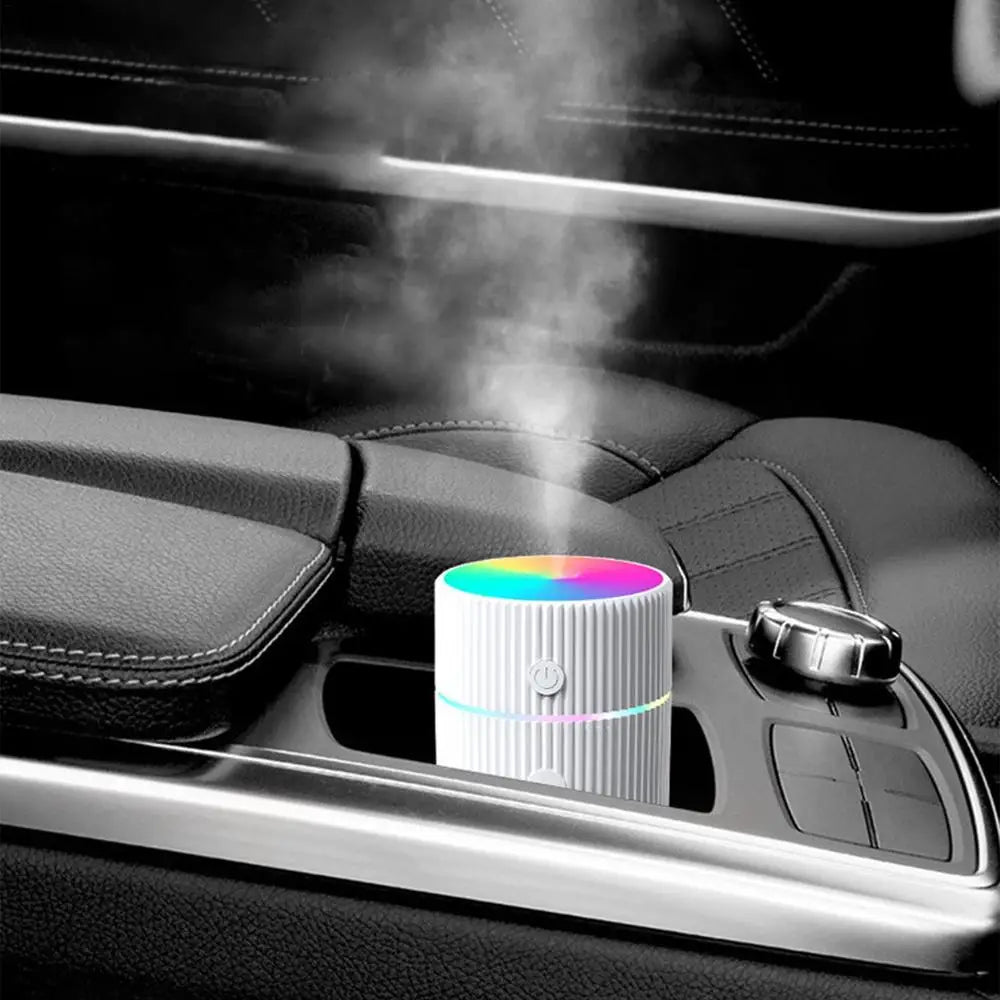 Mini Car Air Humidifier LED Car Accessories