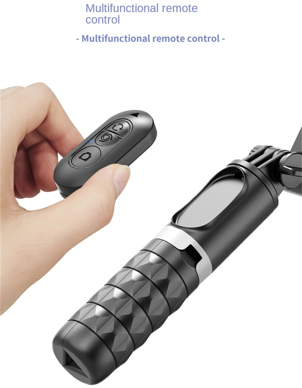 New Bluetooth Wireless Gimbal Stabilizer Selfie Stick