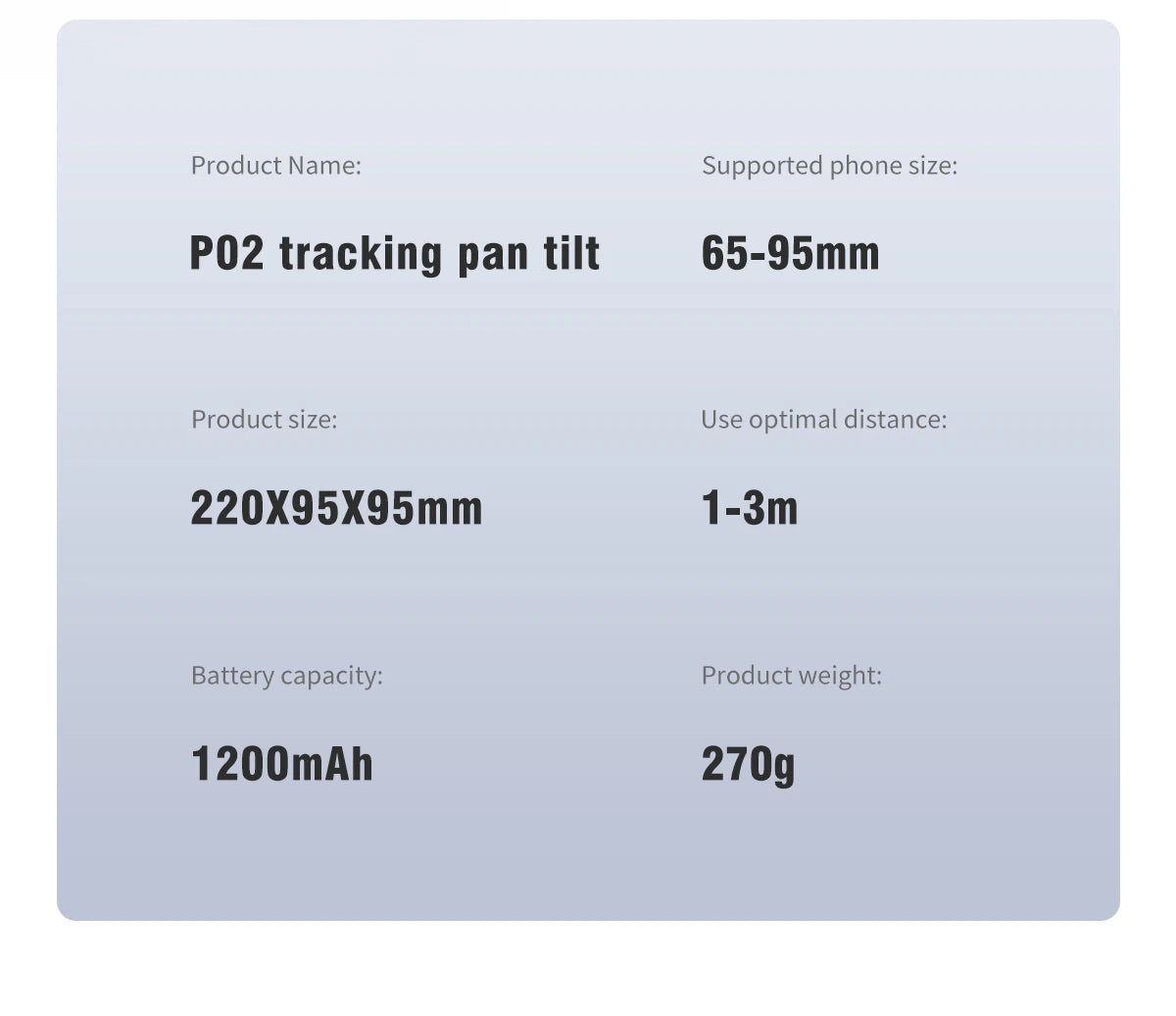 Selfieshow P02 Gimbal