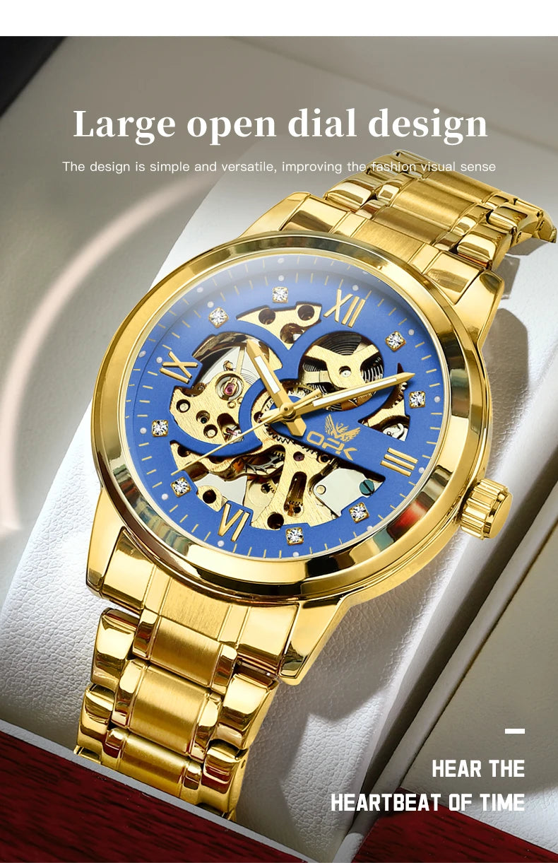 OPK Brand Original Luxury Stainless Steel Strap Men's Watches