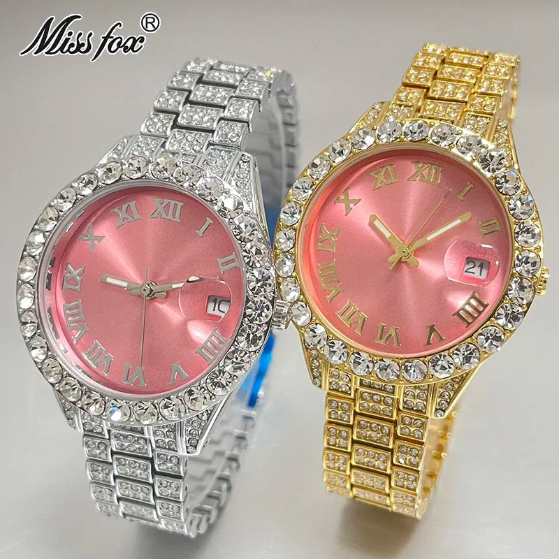 MISSFOX Pink Women Watches