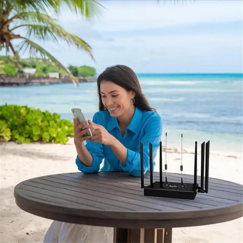 Unlimited Satellite Internet Smart Router 6 Omnidirectional Antennas WiFi Router