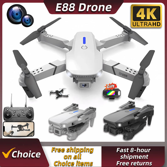 2024 New E88 Pro WIFI FPV Drone Wide Angle HD 4K