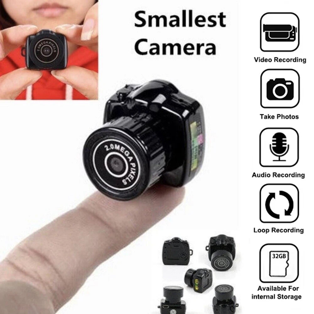 20W Tiny Camera HD Video Audio Recorder