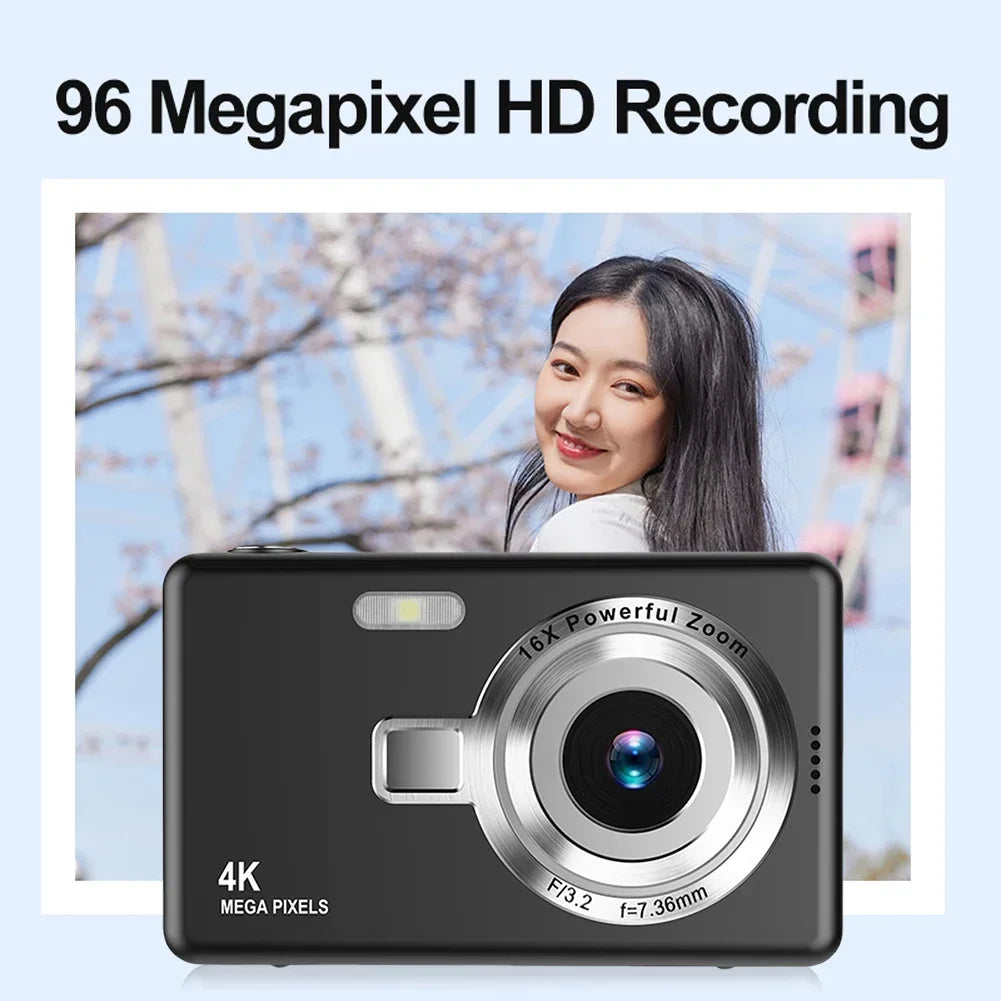 4K HD 1080P Portable Vlogging Digital Camera