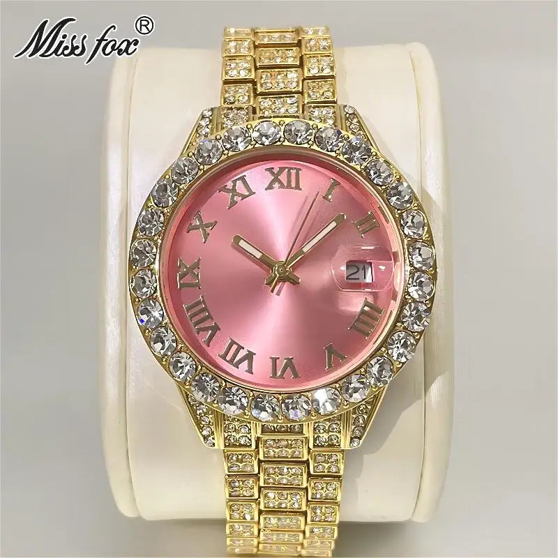 MISSFOX Pink Women Watches