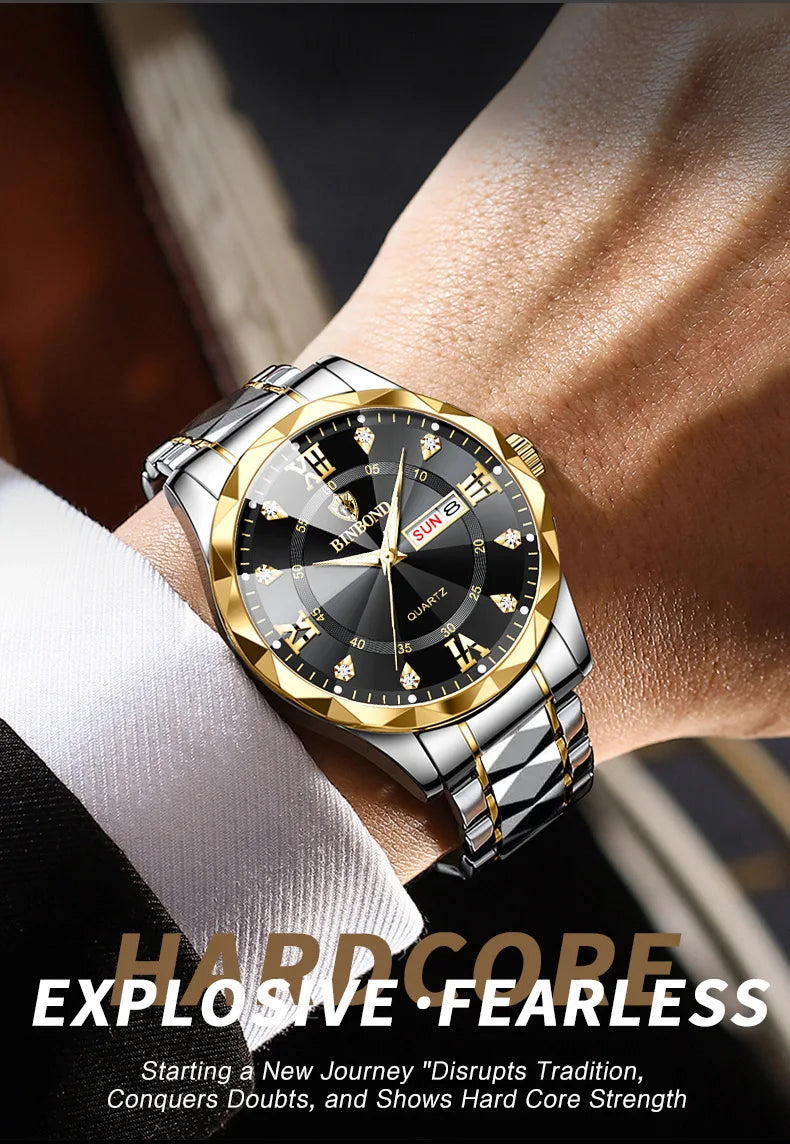 Top Brand Luxury Fashion Mens Watch