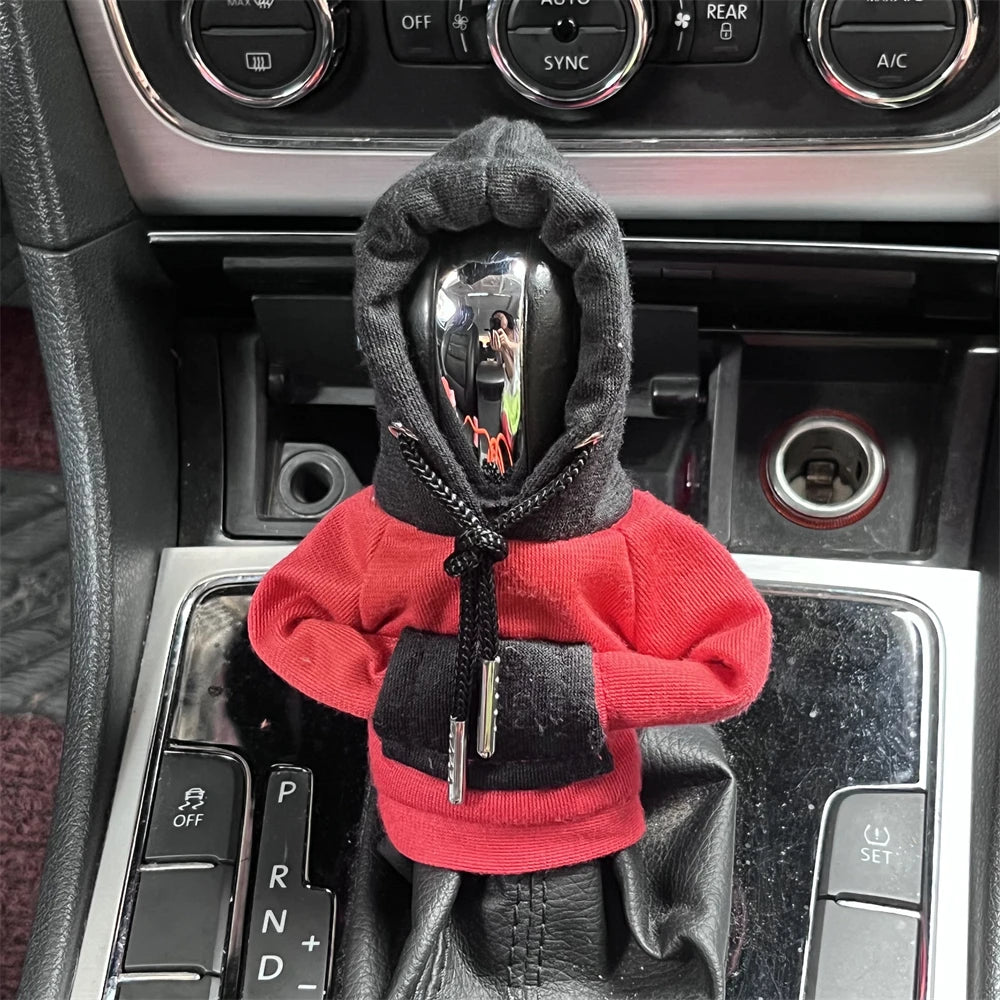 Hoodie Car Gear Shift Knob Cover