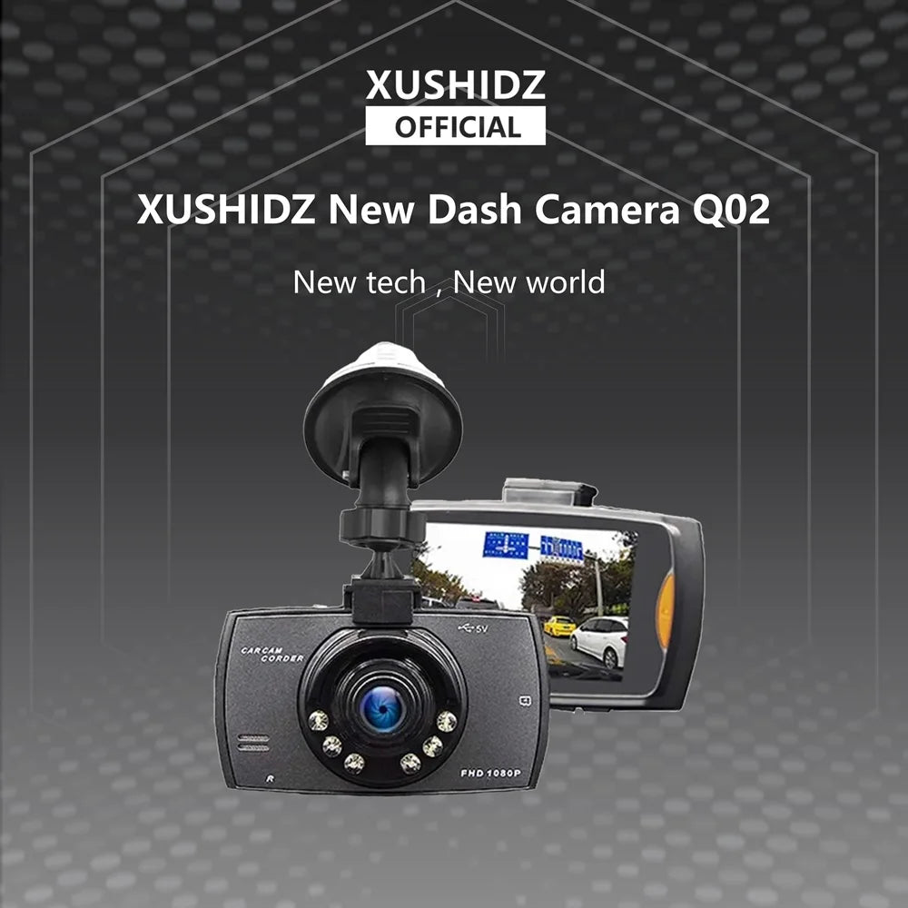 1080P Dash Car Camera Night Vision Video Recorder