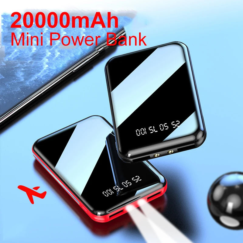 20000mAh Mini Power Bank Portable Charger For Samsung An Iphone