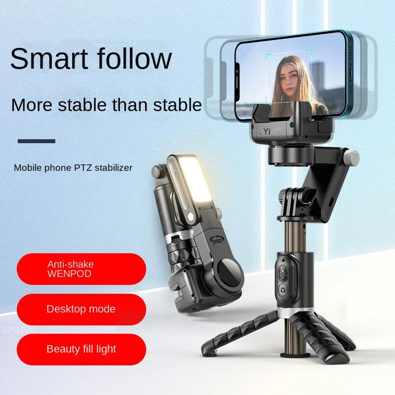 New Bluetooth Wireless Gimbal Stabilizer Selfie Stick