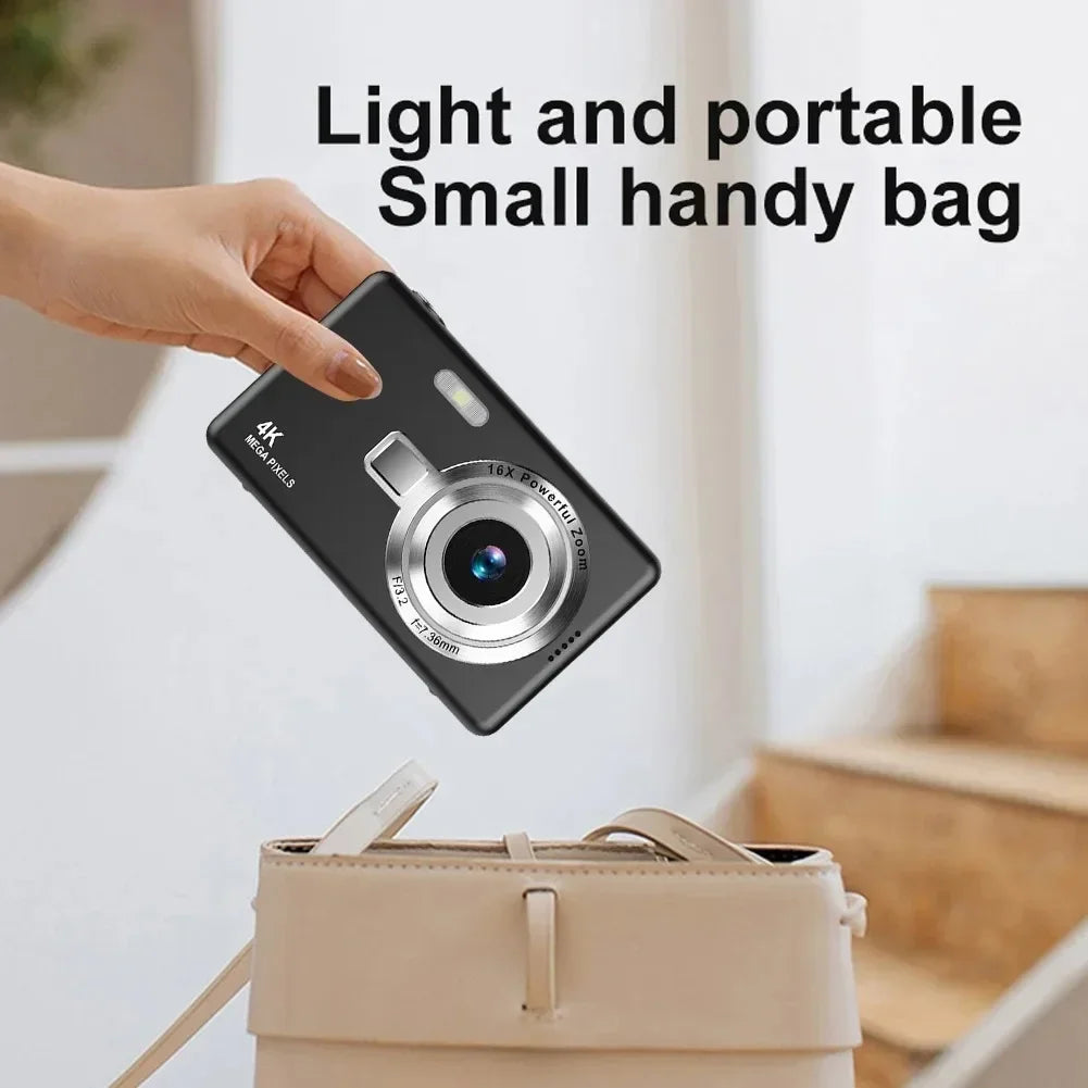 4K HD 1080P Portable Vlogging Digital Camera