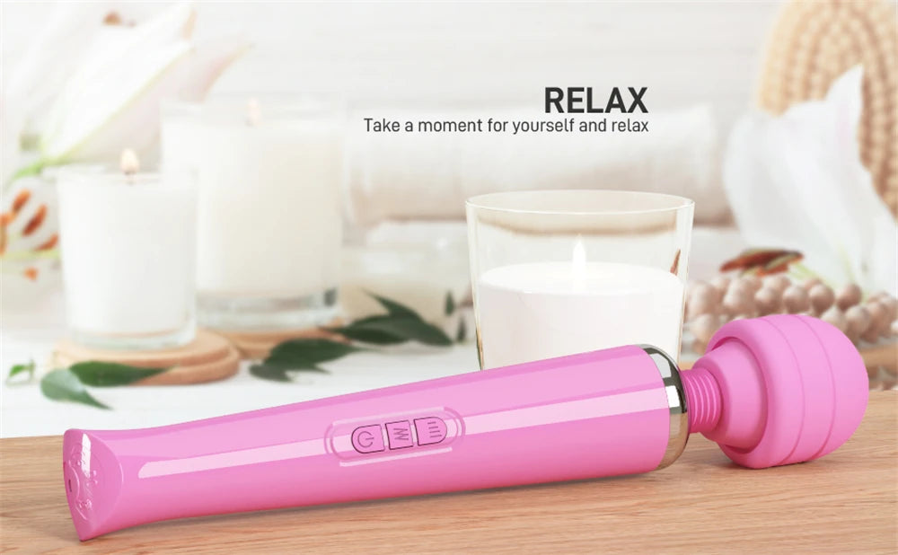 Powerful Magic Wand Vibrator for Women