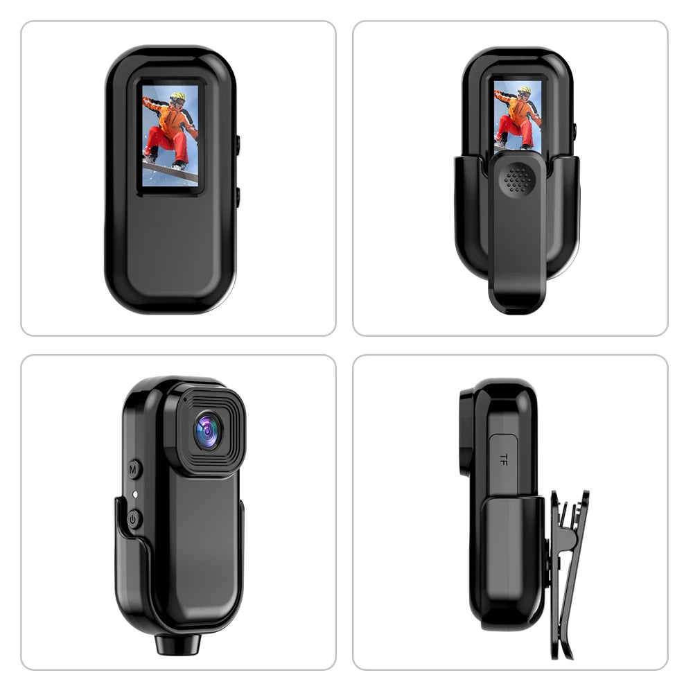 1080P Mini Portable Body Action Cam with Screen Video Recording