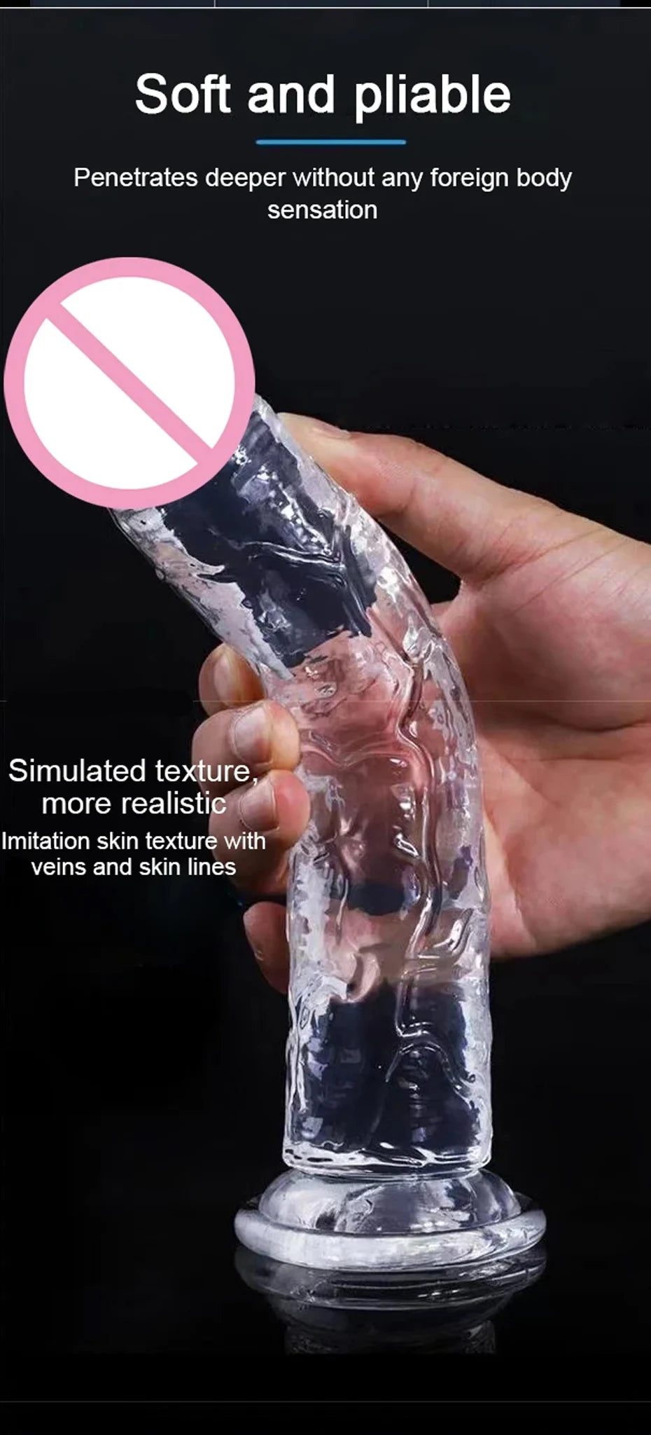 7 Realistic Jelly Dildos