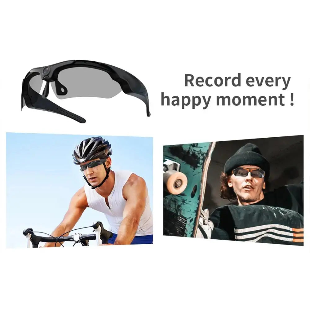 1080P Polarized DVR DV Sports Wearable Sunglasses Cam